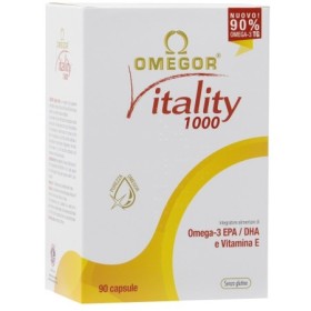 Omegor Vitality 1000 Integratore Omega3 EPA DHA 90 Capsule Molli