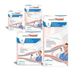Medipresteril Post-Operatorie Medicazioni Delicate Sterili TNT 7,5x5 cm 5 Pezzi
