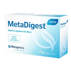 MetaDigest Lacto Integratore Digestione Lattosio 45 Capsule