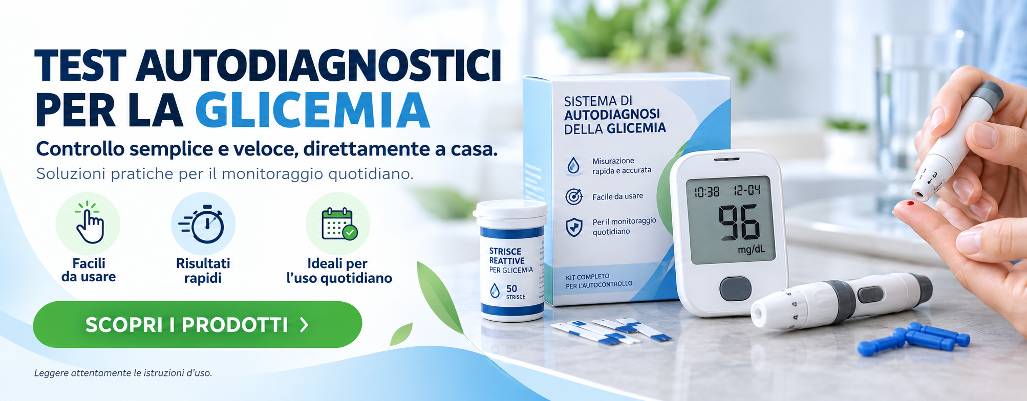 TEST AUTODIAGNOSTICI GLICEMIA